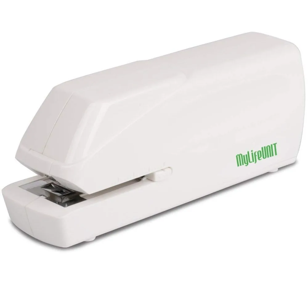 

MYLIFEUNIT White Electric Stapler Free Book Sewer Automatic Stapler
