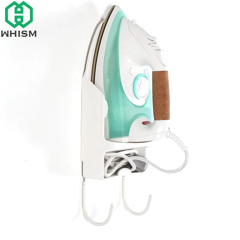 WHISM الحائط لوحة كي الكي الجدول التخزين رف الغسيل حامل مع السنانير الحديد رف حامل المنزل غرفة تخزين منظم WHISM الحائط لوحة كي الكي الجدول التخزين رف الغسيل حامل مع السنانير الحديد رف حامل المنزل غرفة تخزين منظم