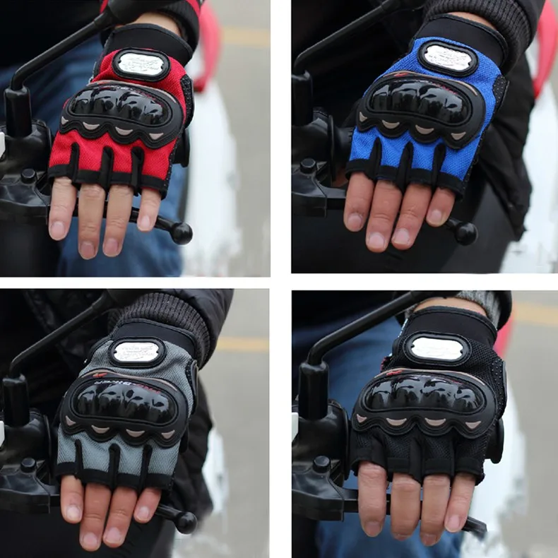 Brand New Motorcycle Gloves Professional Jaguar Furygan Motorcycle Racing Half Finger Gloves Anti-skid Gloves Men Guantes M-XXL (5)