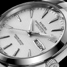 40 мм Sangdo, деловые часы, автоматические, самоходные, мужские, t, высокое качество, механические часы, Авто Дата, мужские часы 045B