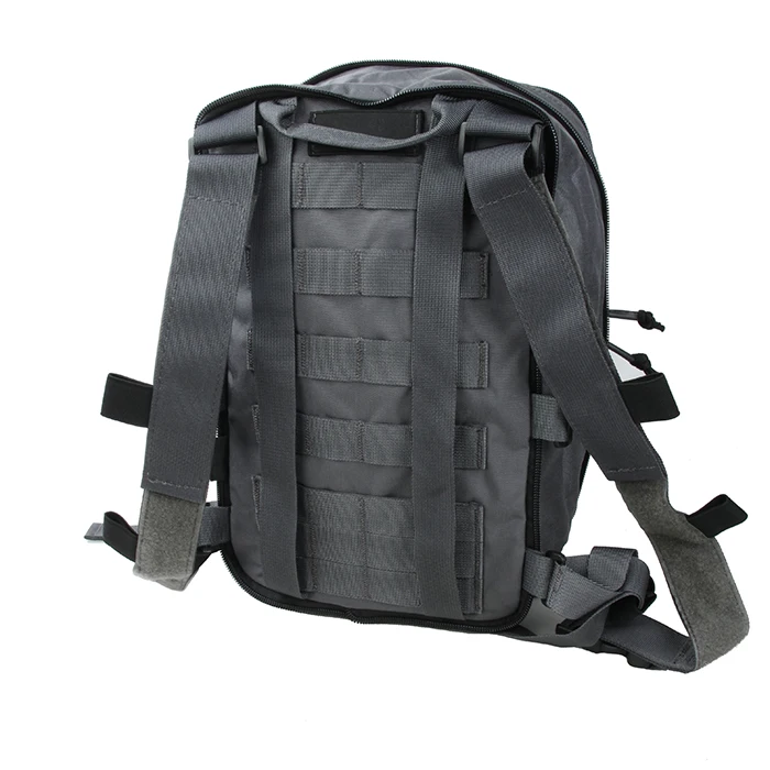 TMC 410 расширяемый плоский пакет на молнии JPC AVS Molle Plate Carrier Pack Wolf серый WG (SKU051250)