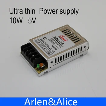 

10W 5V Ultra thin Single Output Switching power supply for LED Strip light 90V-260V AC Input