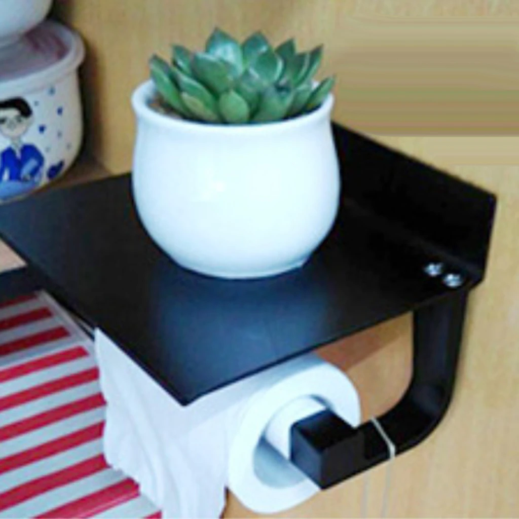 5-10kg Heavy Loaded Toilet Paper Holder Tissue Container On Top Organizer Bathroom Kitchen Sundries Small Items ShelF Rack