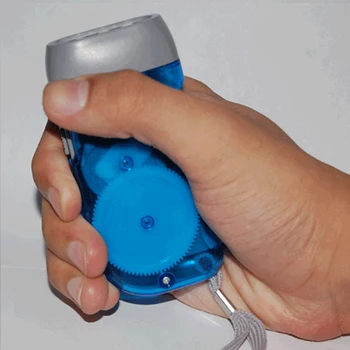 

3 LED Dynamo Wind Up Flashlight Hand-pressing Crank No Battery Torch Hot Worldwide La linterna La torcia