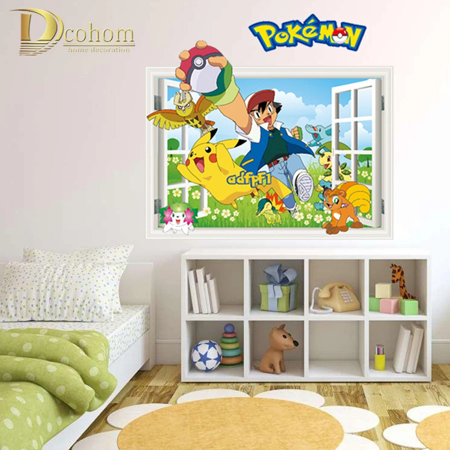Pokemon Wall Decor compare prices on pokemon 3d wall stickers- online shopping/buy Pokemon Wall Decor compare prices on pokemon 3d wall stickers- online shopping/buy