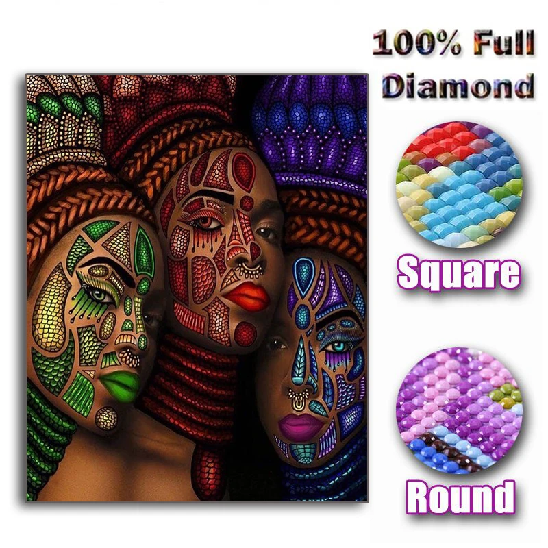 Voll Platz Runde Bohrer 5D DIY Diamant Malerei Alte gypten Frau 3D 