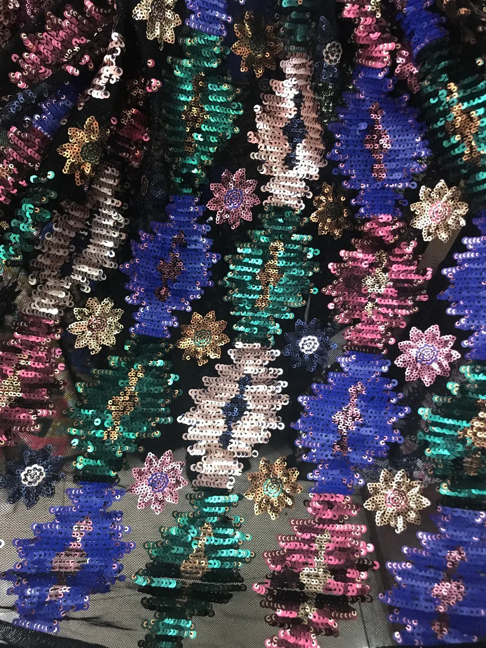 

new arrival fashion african tulle lace fabric JIANXI.C-121128 with sequins