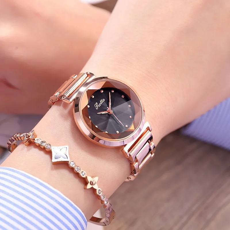 

New Luxury Diamond Starry Star Dial Women Watches Fashion Lady Casual Quartz Watch Women Stainless Steel Dress Watch reloj mujer