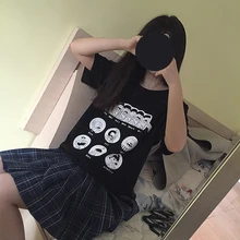 Oso-san унисекс свободная футболка аниме Лето Хлопок BF Стиль Футболка модная повседневная футболка с коротким рукавом топы цвета черный