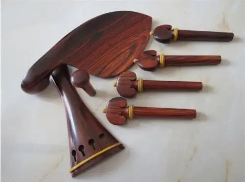 

1 sets rosewood violin fittings 4/4 inlay beautiful decorate