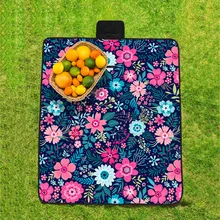 Пасхальная ручка дизайн 3D цифровая печать полный полиэстерная из ткани Оксфорд Пикник коврик пляжный bebé спальный коврик пляжный