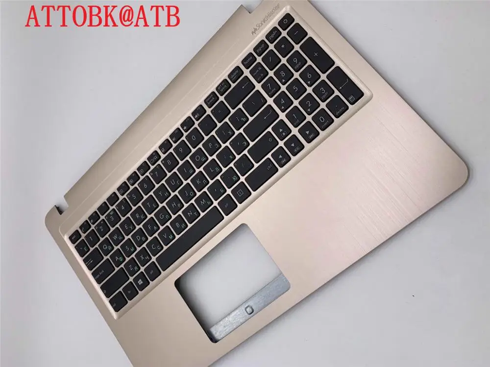 Teclado dos Eua para Asus X540l K540ua X540la F540 X540lj D540u X540sa X540sc R540 Vm520u Fl5700u R540s C520u com Quadro Descanso de Mãos ru - Imagem 3