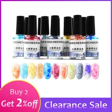 15 мл акварельные высококачественные чернила для окрашивания воды жидкая декорация для ногтей градиент Гель-лак для ногтей мраморный узор хромированный лак для ногтей TSLM1