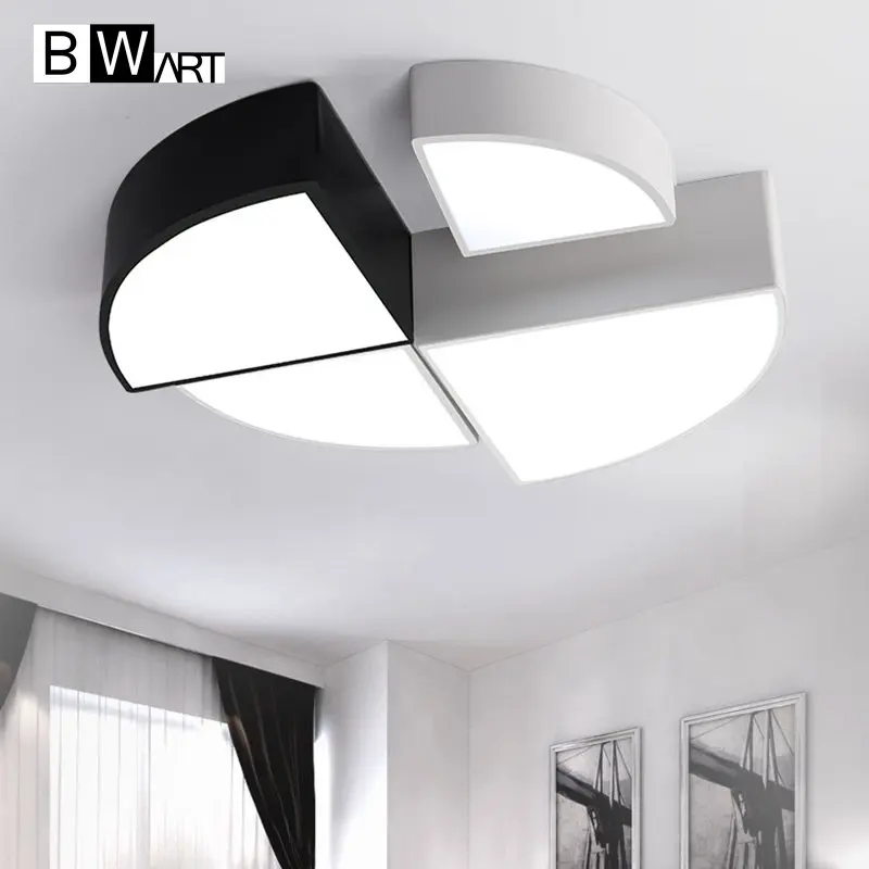 

BWART 4 kit combinations LED Ceiling Light A quarter circle Minimalist style Indoor lighting For Bedroom led-lamp ceiling-light