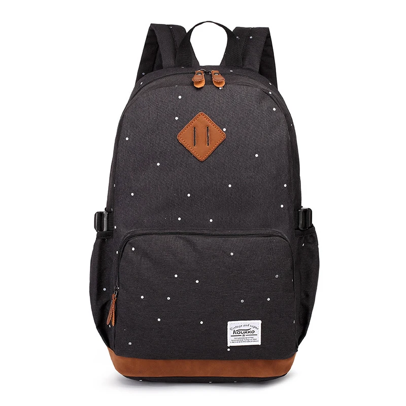 

KAUKKO Vintage Military Men/Women Canvas Backpacks men Travel Hiking Bag Casual Teenager School bag Laptop Bags Backpack