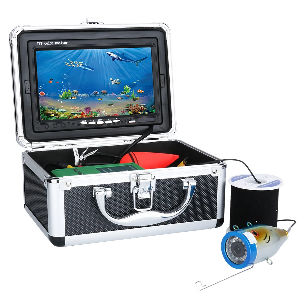 7 " TFT CCD 1000TVL Unterwasserkamera Angeln Werkzeug Fischfinder Video Monitor 