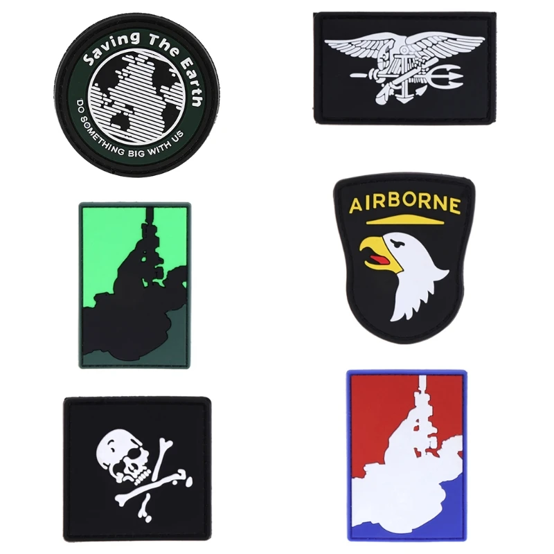 

PVC Tactical Patch Military Morale Armband Badge Brassard Hook Shoulder Emblem