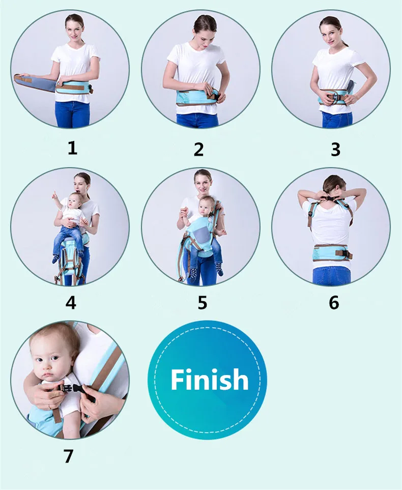 Baby-Carrier-3-In-1-Ergonomic-Kids-Sling-Backpack-Pouch-Wrap-Front-Facing-0-36-Months-2