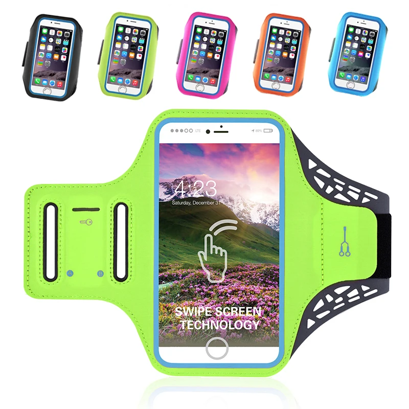 

Outdoor Fitness Running Sports Phone Armband Phone Holder Fingerprint Unlock For 4.7''5.5'' inch Smart Phone