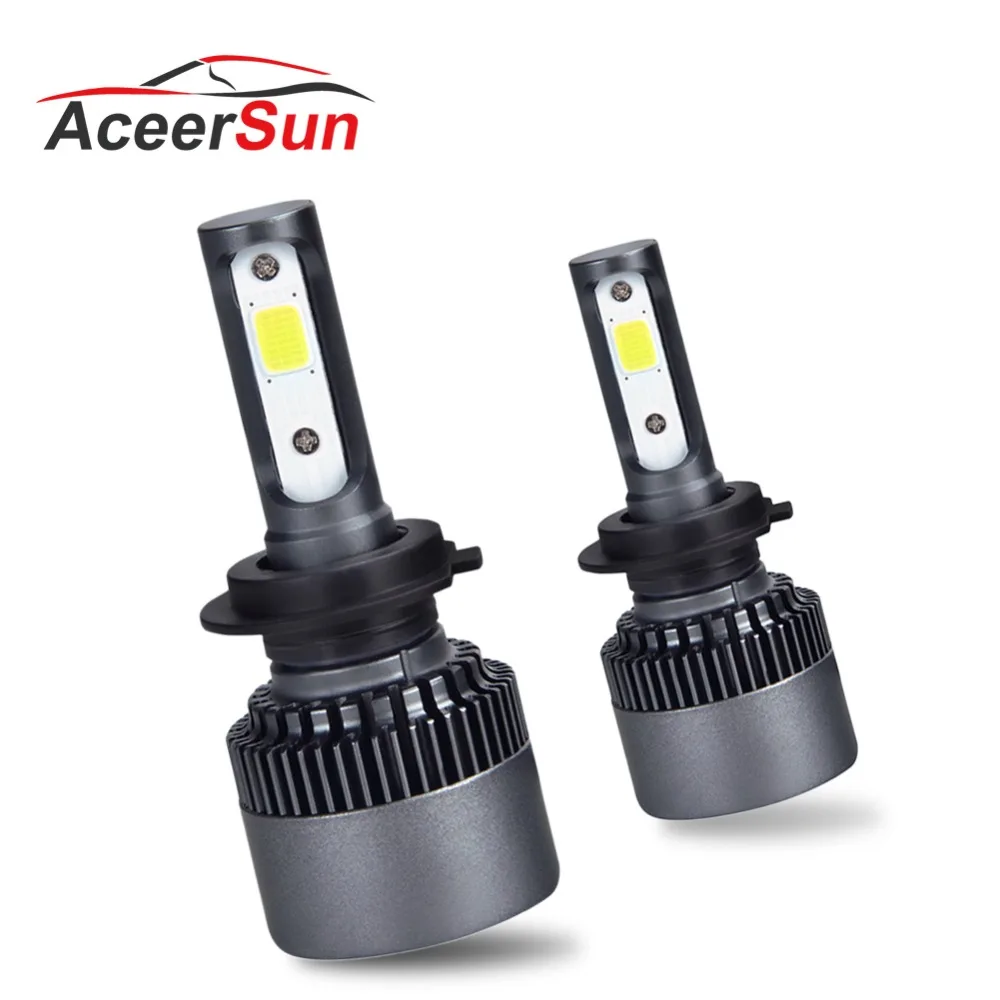 

2PCS LED Fog Llight 6500K LED H7 COB 76W 10000LM 12V 24V H1 H8 H11 H3 9005 9006 HB3 HB4 For truck Omega Oling Rive Xiang Ling