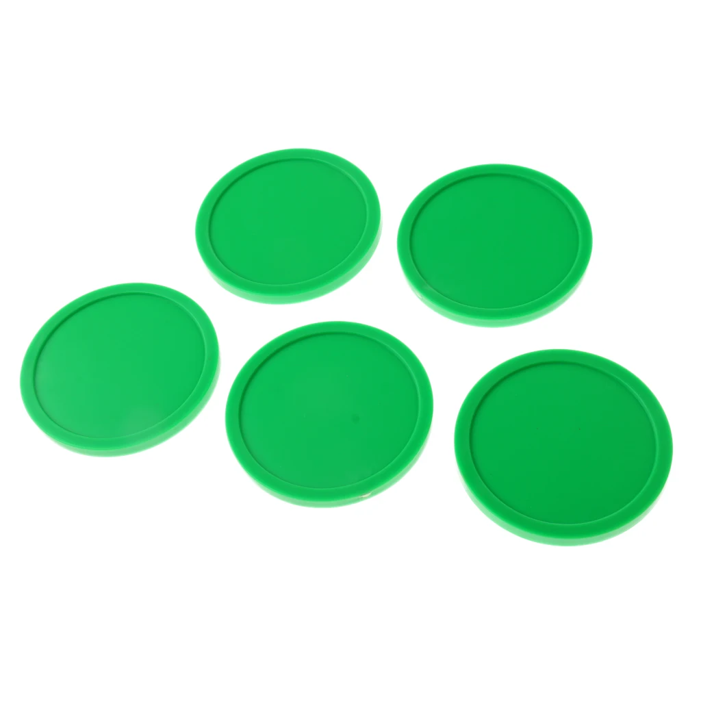 5 Pieces 82mm Air Hockey Replacement Pucks For Game Tables Accessories Standard Air Hockey Equipment Pucks