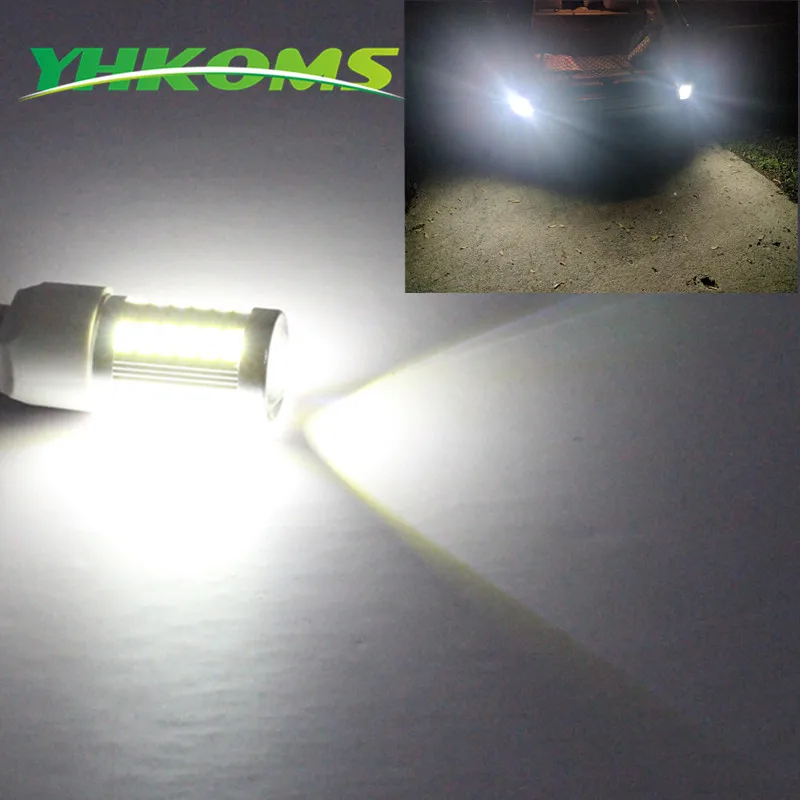 YHKOMS 33 SMD высокая яркость 5630 5730 Чипсет T20 тормозной светильник 7440 7443 светодиодный лампы красный для W21W W215W W3X16D W3X16Q обновления лампы