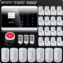 Беспроводная PSTN GSM сигнализация охранная сигнализация для домашнего приложения ISO беспроводной датчик движения датчик двери Английский Русский Французский Испанский