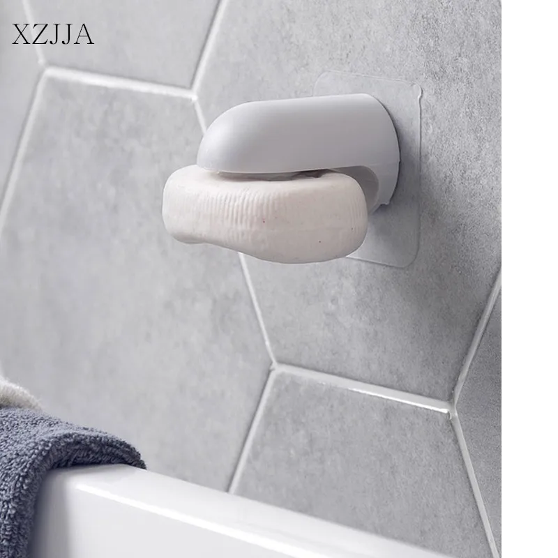 XZJJA магнитный держатель для мыла, самоклеющийся настенный подвесной дозатор мыла для ванной комнаты, держатель для мыла для кухонной раковины, аксессуары для ванной комнаты
