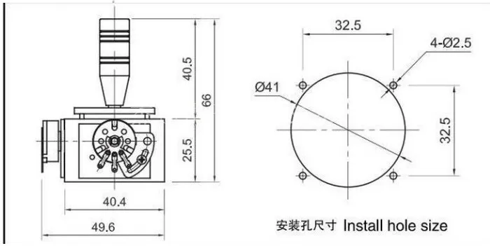 Электрический джойстик потенциометра JH-D202X-R4 10K 2D монитор клавиатура шариковый контроллер для фотографической пленки аксессуары инструмент