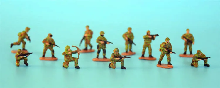 Супер Мини 1:72 ПВХ фигурка специальная сила Counter-Strike окрашенная Модель 12 шт./компл.