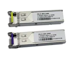 Для Cisco 1.25 г, одномодовый, Двунаправленный SFP оптический модуль, GLC-BX-D20/GLC-BX-U20, 1310/1550nm, 20 км, разъем lc