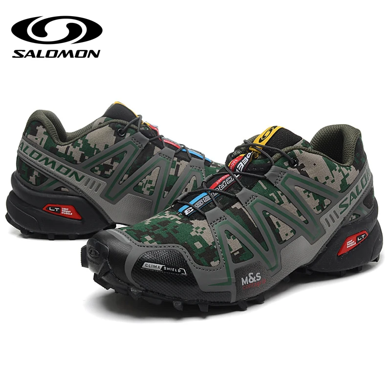 New  Salomon Speed Cross 3 Sport Outdoor Men Shoes Zapatillas Speedcross CS Male Hombre Solomon Fencing Mens Running Shoes