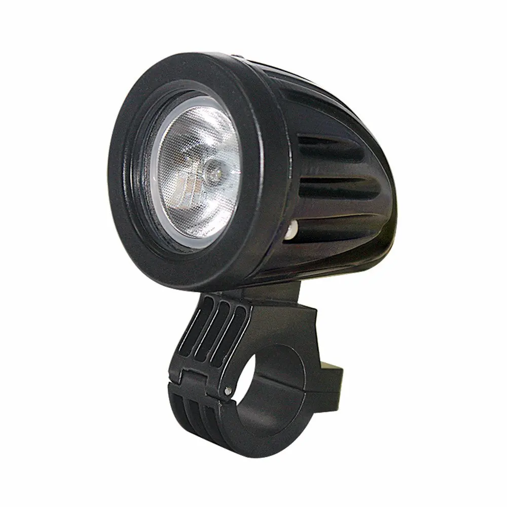 

Aileap 2PCs CREE 10W Flood Auto LED Work Handlebar Offroad Fog Light with Clamps for Bicycle Motorcycle