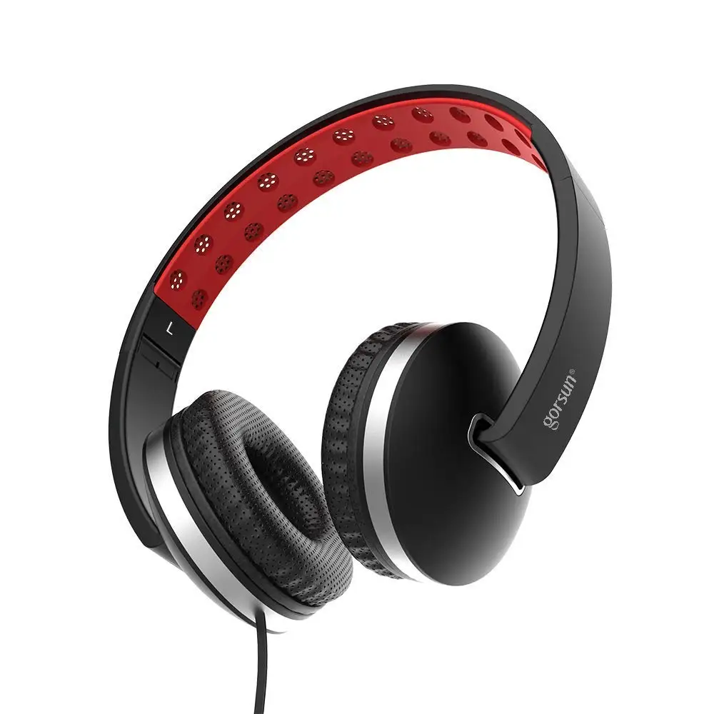 

3.5mm Wired Gaming Headphones Adjustable Foldable Headset Fone De Ouvido Over Ear Stereo Deep Bass for Phone Tablets Computer