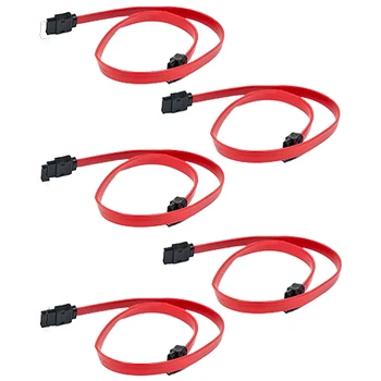 

5x 18inch Serial ATA SATA RAID Data HDD Hard Drive Disk Signal Male to M Cable