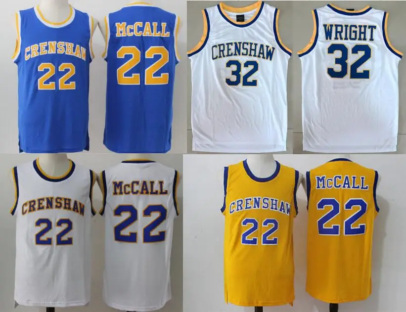 Basketball Jersey McCall 22 32 Movie Jersey CRENSHAW Love and Basketball Movie Basketball