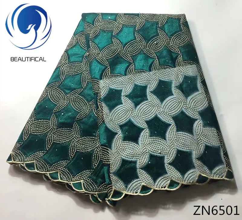 BUAETIFICAL Polygon flowers design tulle lace with stones Embroidered net trim decoration French saree fabric ZN65 | Дом и сад
