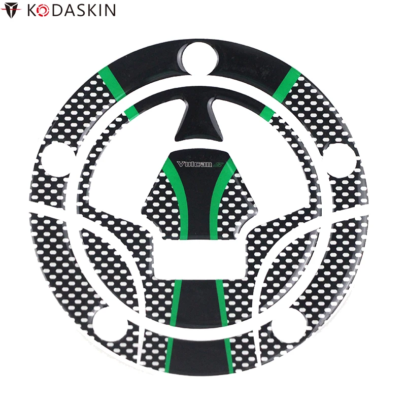 Наклейки KODASKIN на газовый топливный бак 3D зеленые наклейки для Kawasaki VULCAN S 650