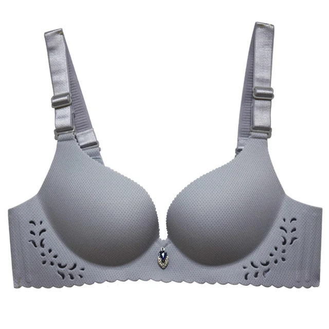 Buy ElePlus Solid Unlined Wire Free Bra Seamless