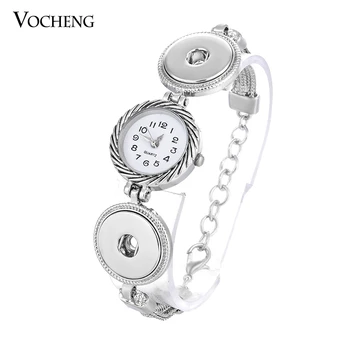 

10pcs/lot Vocheng Ginger Snap Button Watch Bracelet 2 Styles 18mm Jewelry NN-322*10 Free Shipping