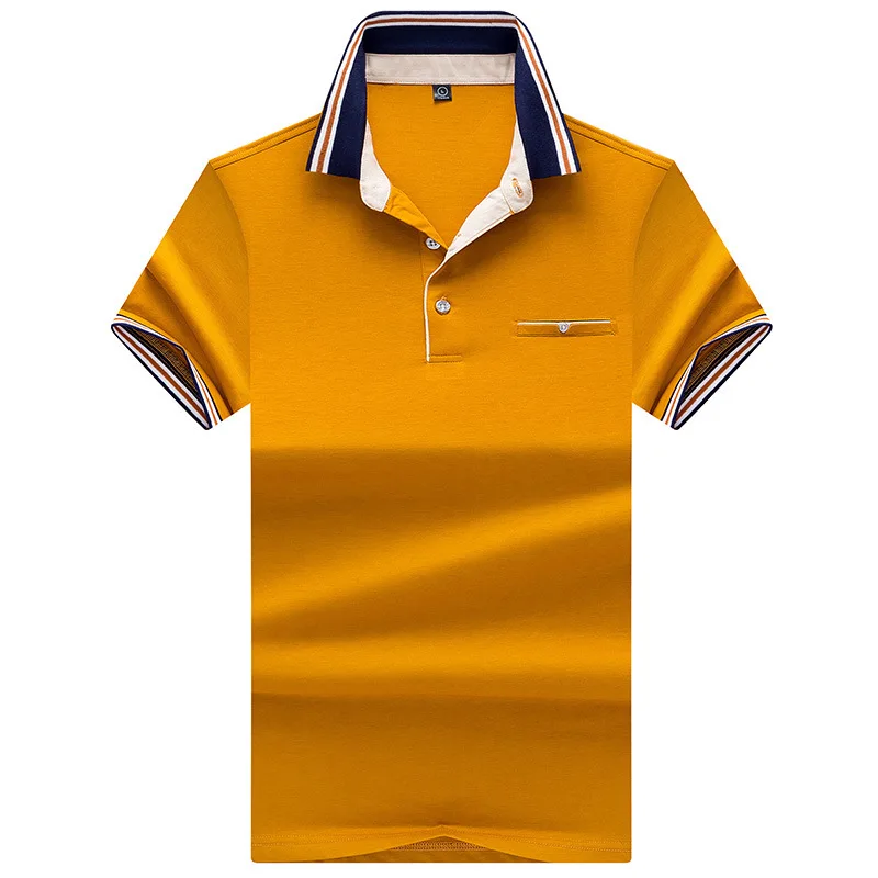 

Marque Affaires poloshirt Hommes polo shirt 2019 Top Qualite Dete A Manches Courtes poloshirt hommes Solide couleur tops