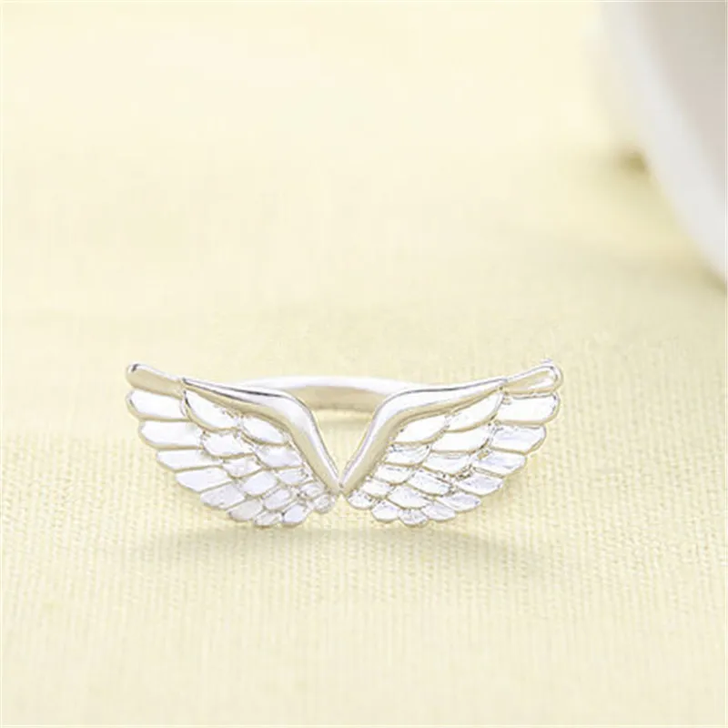 Buy Fashion ring wings angel wings rings Gold color