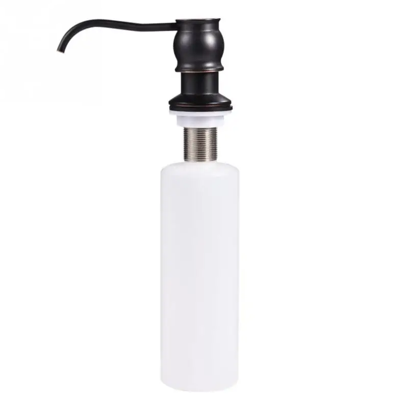 350ml Plastic Liquid Soap Dispenser Bathroom Kitchen Water Sink