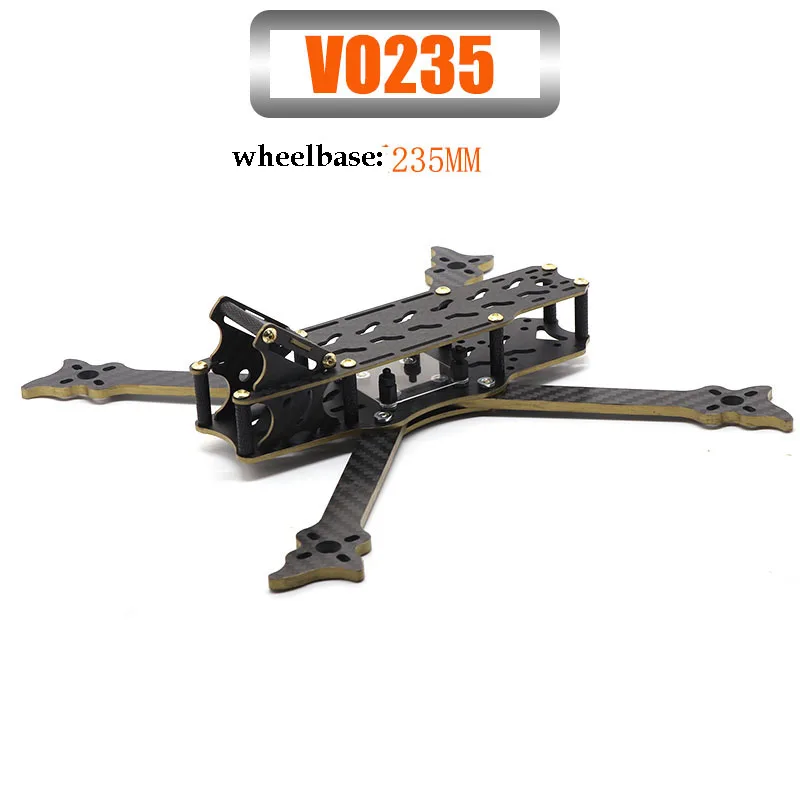 

HSKRC V0 235 VO235 Assembly Schematic Quadcopter Drone Frame Kit Carbon Fiber Wheelbase 235mm FPV Racing Bracket set