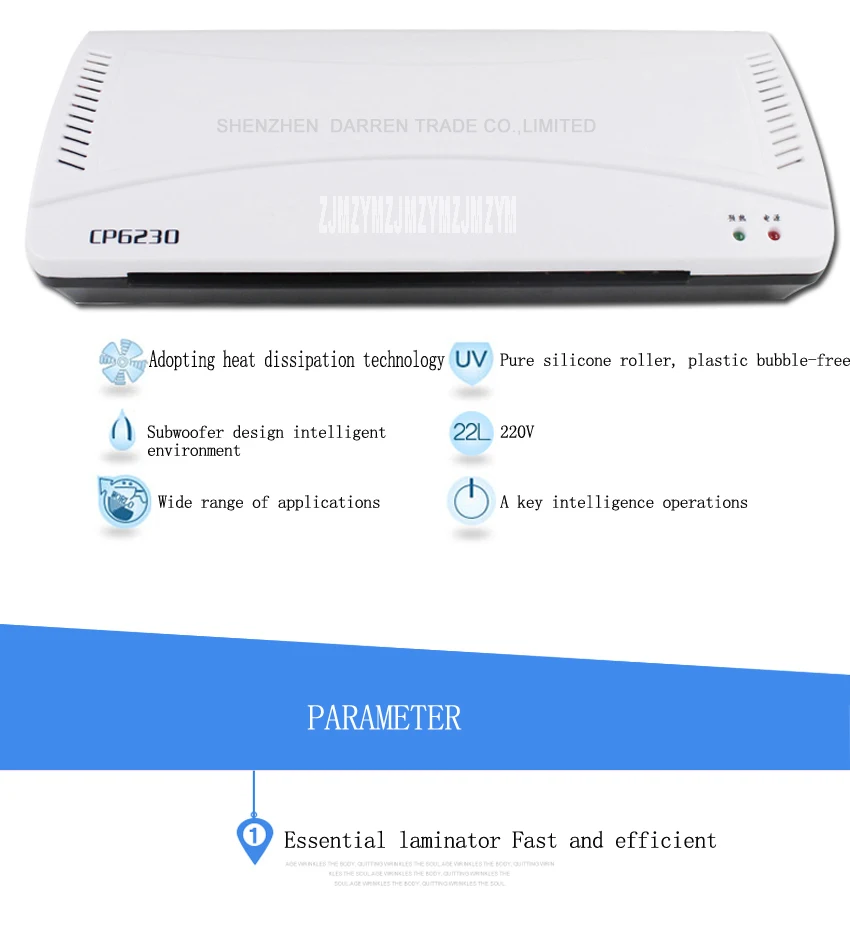 Профессиональный тепловой Офис горячей и холодной ламинатор машина для документов A4 фото блистерная упаковка пластиковая пленка рулон ламинатор