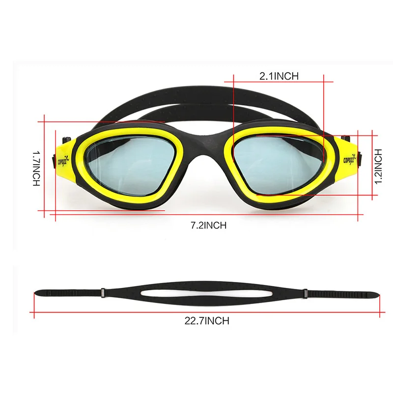Анти-туман профессиональные силиконовые Плавание ming очки УФ-защита очки для Для мужчин Для женщин маска большой кадр Плавание очки