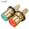 Xueqin 2pcs Standard 1/2 Ceramic Faucet Cartridge Water Mixer Tap Inner Faucet Disc Valve Quarter Turn Cartridges ► Photo 1/6