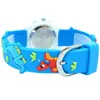 PENGNATATE-Reloj de dibujos animados para niños y niñas, correa de dinosaurio 3D, relojes de pulsera de silicona para regalo ► Foto 3/6