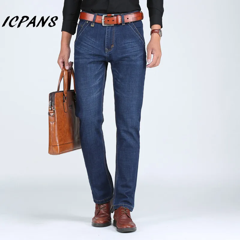 2018 New Basic Jeans Men Smart Casual Regular Smart Casual Denim Mens