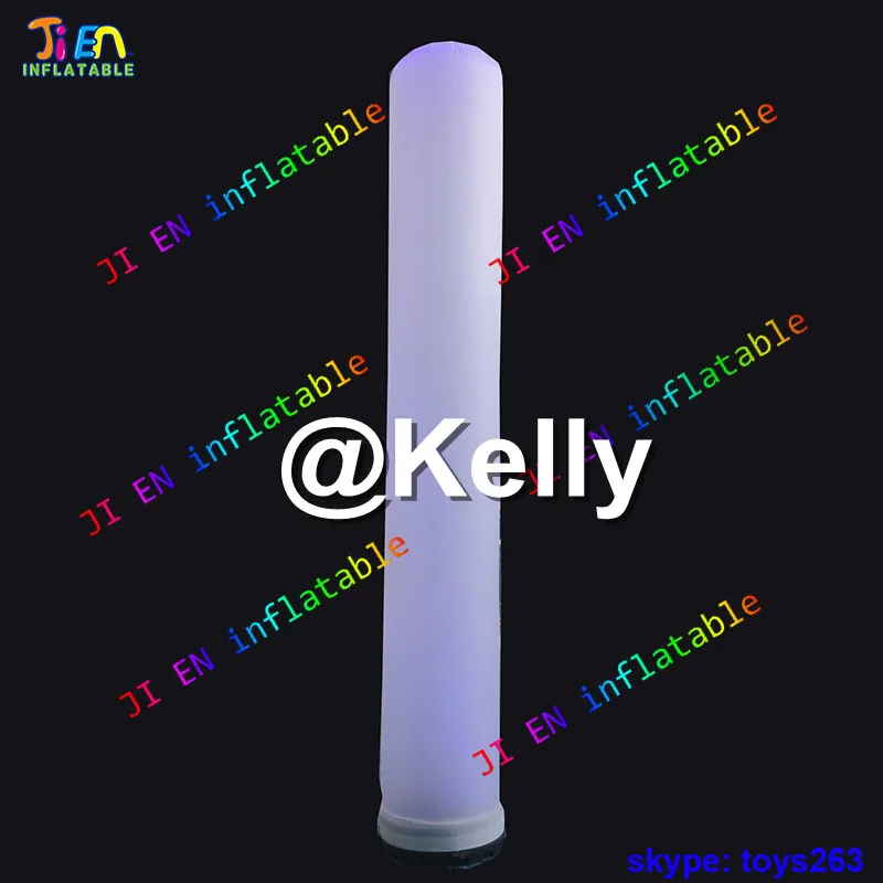 4m high inflatable lighting pole for outdoor decoration, light festival